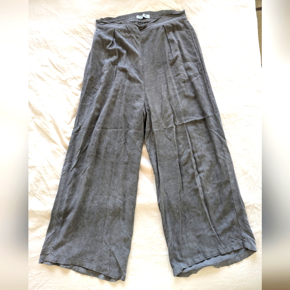 Pampelone Gray Palazzo Pants (M)